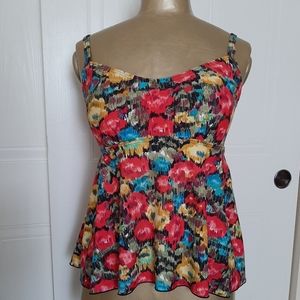 Swimsuit top. Tankini top.